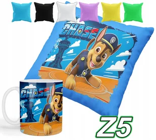 ZESTAW KUBEK + POSZEWKA Z NADRUKIEM PSI PATROL PIESKI+ IMIĘ - Gadżety dla niej i dla niego - miniaturka - grafika 1