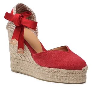 Espadryle Castañer Chiara/8ED/002 021668-604 Czerwony - Espadryle damskie - miniaturka - grafika 1