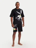 Piżamy męskie - United Colors Of Benetton Piżama 30964P02V Czarny Regular Fit - miniaturka - grafika 1