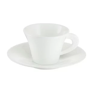 Filiżanka 200 ml ze spodkiem NAOMI WHITE VILLA ITALIA - Filiżanki - miniaturka - grafika 1