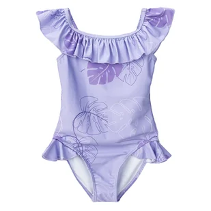 Dziecięcy Strój kąpielowy AQUAWAVE VERONA KIDS M000209602 – Fioletowy - Stroje kąpielowe - miniaturka - grafika 1