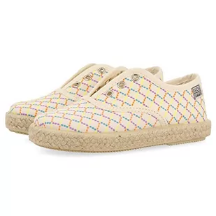 GIOSEPPO Szpilki typu Oxford Beżowy z kolorowym nadrukiem dla dziewczynki xilitla, Beżowy, 28 EU - Czółenka - miniaturka - grafika 1