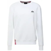 Odzież taktyczna i umundurowanie - Bluza Alpha Industries Small Logo Basic 188307 09 - Biała  XXL - miniaturka - grafika 1