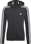 Bluzy dla dziewczynek - Adidas Bluza dziecięca ADIDAS G 3S FZ HD 140 - miniaturka - grafika 1