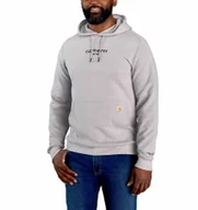 Bluzy męskie - Bluza Carhartt Force Lightweight Logo ASPHALT HEATHER - miniaturka - grafika 1