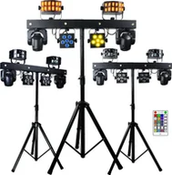 Akcesoria do oświetlenia - LIGHT4ME MT BAR 1 zestaw oświetleniowy multiefekt RGBW 4w1 głowica ruchoma efekt derby stroboskop par - miniaturka - grafika 1