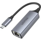 Adaptery i przejściówki - Unitek ADAPTER USB-C 3.1 GEN 1-RJ45 1 GBPS U1312A - miniaturka - grafika 1