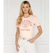 Koszulki i topy damskie - Tommy Hilfiger T-shirt REG VARSITY | Comfort fit - miniaturka - grafika 1