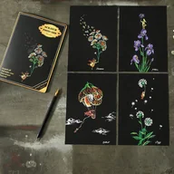 Zabawki kreatywne - Twoje-Hobby, magiczna zdrapka dla dzieci Flowers - miniaturka - grafika 1
