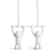 Wieszaki łazienkowe - Umbra Wieszak na drzwi Buddy biały 1004260-660 - miniaturka - grafika 1