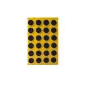 Zawiasy, okucia i inne akcesoria - Podkładka antypoślizgowa samoprzylepna Ø10 24 sztuki ANDPOL - miniaturka - grafika 1