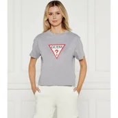 Koszulki i topy damskie - Guess Jeans T-shirt | Cropped Fit - miniaturka - grafika 1