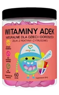 Witaminy i minerały - MyVita WITAMINY ADEK Naturalne Żelki z witaminami dla dzieci i dorosłych (60 szt) MV-295 - miniaturka - grafika 1