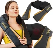 Masażery - Masażer Podgrzewany Pas Masujący Shiatsu Pro + do Szyi Karku Pleców Ciała - miniaturka - grafika 1