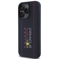 Etui i futerały do telefonów - Etui RED BULL Silicone Vertical Logo MagSafe do Apple iPhone 15 Pro Max Granatowy - miniaturka - grafika 1