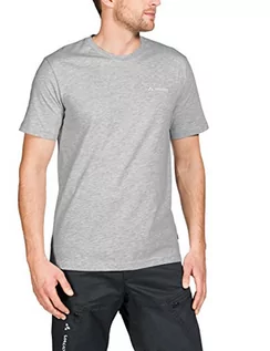 Koszulki męskie - Vaude męski Men's Brand T-Shirt, szary, s 050950675200 - grafika 1