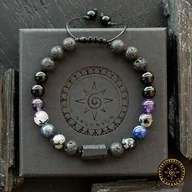 Bransolety męskie - Męska Bransoletka Zodiak dla Strzelca Zodiakalna – Strzelec Znak Zodiaku Sagittarius Dla Mężczyzny - miniaturka - grafika 1