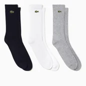 Skarpetki męskie - Skarpetki Lacoste  Core Performance Socks Silver/White/Black  EUR 39-42 - miniaturka - grafika 1