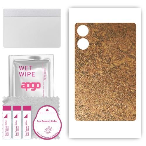 folia naklejka skórka strukturalna na TYŁ do Oukitel OT6 - Zardzewiała Miedź - apgo SKINS