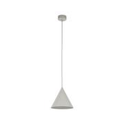 Lampy sufitowe - Minimalistyczna, beżowa lampa wisząca ⌀19cm TK 10072 z serii CONO - miniaturka - grafika 1