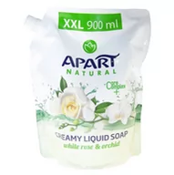 Mydła - Apart mydło w płynie Biała Róża i Orchidea 900ml zapas - miniaturka - grafika 1