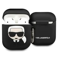 Torby na laptopy - Apple Karl Lagerfeld - Etui Airpods (black) - miniaturka - grafika 1