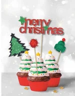 Zabawki kreatywne - Dekoracje Ciasta Babeczki Merry Christmas - miniaturka - grafika 1