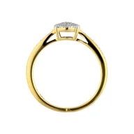 Pierścionki - Pierścionek złoty Au 585 z diamentami FR 1343 - miniaturka - grafika 1