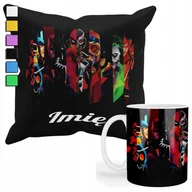 Gadżety dla niej i dla niego - ZESTAW KUBEK + POSZEWKA Z NADRUKIEM-DLA FANA PREZENT AVENGERS +IMIĘ - miniaturka - grafika 1