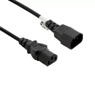 4World Kabel zasilającyy przedłużający IEC320 C13/C141.8 m retail 05269 - Kable komputerowe i do monitorów - miniaturka - grafika 1