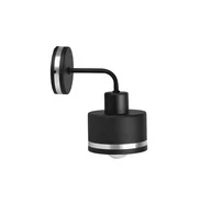 Lampy ścienne - Candellux Wama kinkiet 1-punktowy czarny/chrom 21-00422 21-00422 - miniaturka - grafika 1