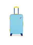 Nerki - Semi Line Walizka średnia T5938-2 Niebieski - miniaturka - grafika 1