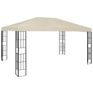 vidaXL Altana 3x4 m, kremowa - Altany ogrodowe - miniaturka - grafika 1