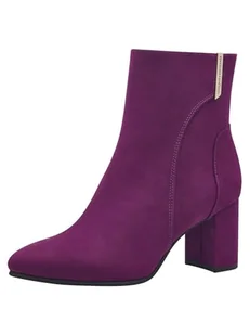 Marco Tozzi by Guido Maria Kretschmer damskie botki Zip+Slip 2-85302-43 modne kozaki, winogrona, 38 EU, Grape, 38 EU - Kozaki damskie - miniaturka - grafika 1