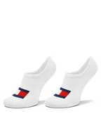 Skarpetki męskie - Tommy Hilfiger Skarpety stopki unisex 701228224 Biały - miniaturka - grafika 1