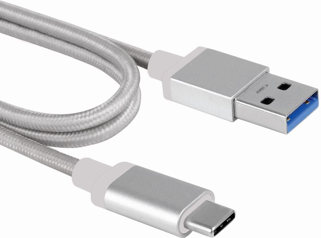Kabel USB MicroConnect USB-A - USB-C 2 m Srebrny USB3.1CA2S
