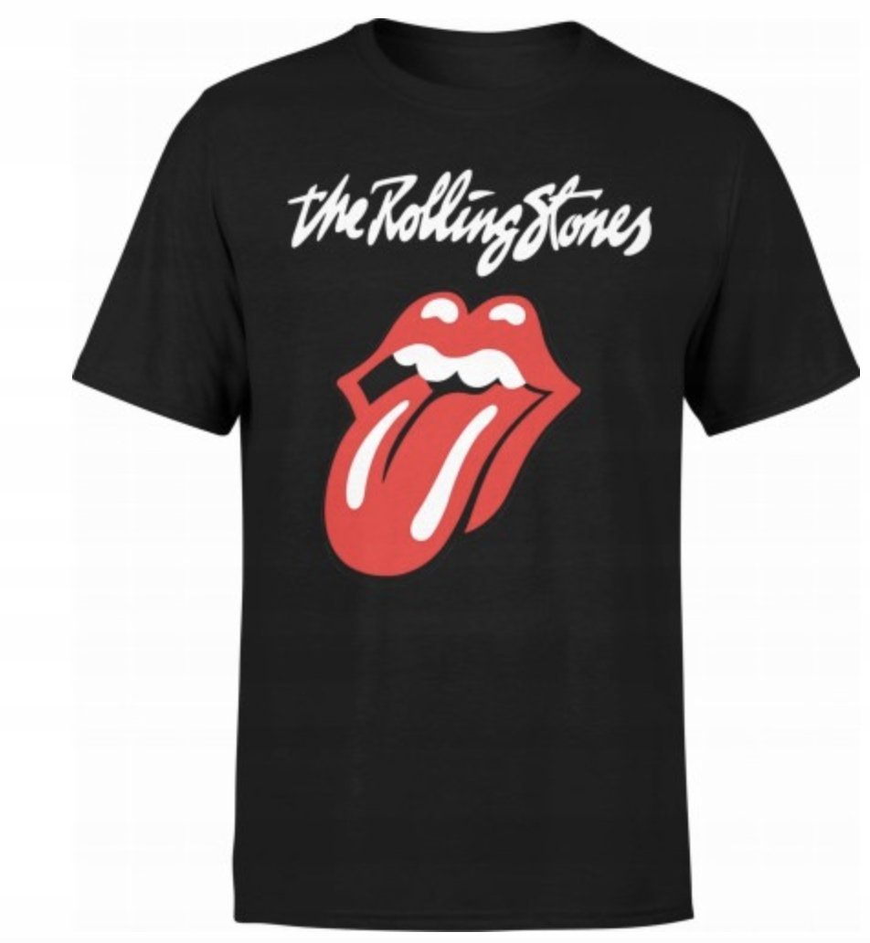 KOSZULKA MĘSKA ŚMIESZNA T-SHIRT Z NADRUKIEM The Rolling Stones HARD ROCK L