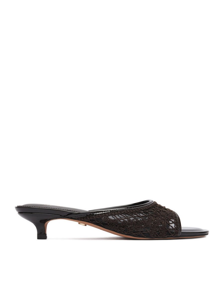 Nine West Klapki Damskie Brązowy NINE WEST-CEO-NV-015 Brązowy