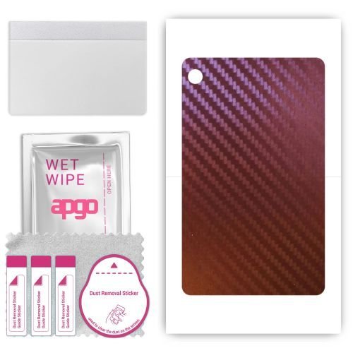 Folia naklejka skórka strukturalna na TYŁ do Honor Pad X7 - Carbon Kameleon CAKA5 - apgo SKINS