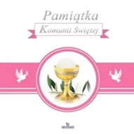 Pamiątka Pierwszej Komunii Świętej - Pamiątka Komunii Świętej - różowa - miniaturka - grafika 1