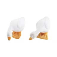 Pozostałe ozdoby ogrodowe - Figurka ogrodowa gęś 18,5 x 10,5 cm mix wzorów - miniaturka - grafika 1