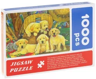 Puzzle - Puzzle 1000 el. Labradory Psy Pieski Szczeniaki - miniaturka - grafika 1