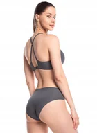 Majtki damskie - LAMA FIGI BIKINI LASER CUT L-POL5022BI-03 M grafitowy - miniaturka - grafika 1