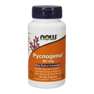 Now Foods Pycnogenol 60 mg 50 kapsułek - Suplementy naturalne - miniaturka - grafika 1