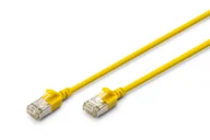 Patchcordy - Digitus CAT 6A klasa Ea, F/FTP, skrętka patch, Cu, LSZH, AWG 32/7, długość: 3 m, żółty - miniaturka - grafika 1