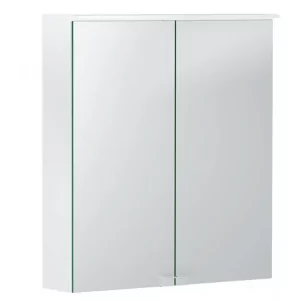 GEBERIT GEBERIT 500.273.00.1 Szafka z lustrem Geberit Option Basic B60 z o$372wietleniem dwoje drzwi - Szafki łazienkowe - miniaturka - grafika 1