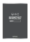 Zeszyty szkolne - Herlitz Zeszyt A5/60k kratka Her Informatyka Fol A 5 - miniaturka - grafika 1