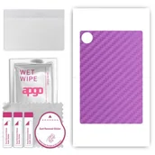 Akcesoria do tabletów i e-booków - folia naklejka skórka strukturalna na TYŁ do Huawei MatePad Pro 13.2 - Carbon Fioletowy - apgo SKINS - miniaturka - grafika 1