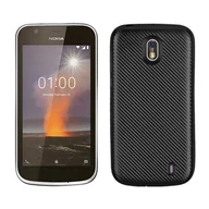 Etui i futerały do telefonów - NoName Etui Carbon Fiber Nokia 1 czarny/black - miniaturka - grafika 1