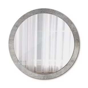 Nowoczesne Lustro do Salonu Szary beton 100cm - Lustra - miniaturka - grafika 1